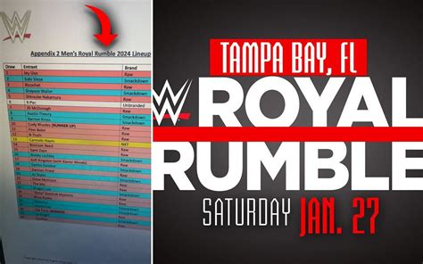 royal rumble leaked|Has WWE already leaked Royal Rumble 2024 winner。